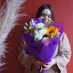 Вино из одуванчиков: подсолнух, кружевная эустома и другие цветы в Санкт-Петербурге - Фотография 7