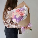 Гвоздика микс в крафте: 15 цветков недорого в Санкт-Петербурге - Фотография 6