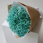 Гипсофила бирюзовая в крафте: 7 цветков недорого в Санкт-Петербурге - Фотография 3