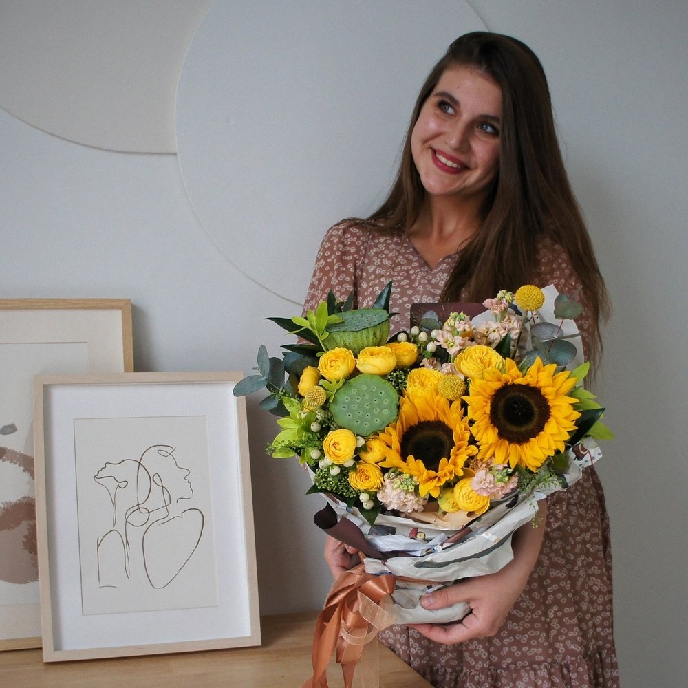 Взволнованная Маргарита: интерьерная композиция в оттенках жёлтого