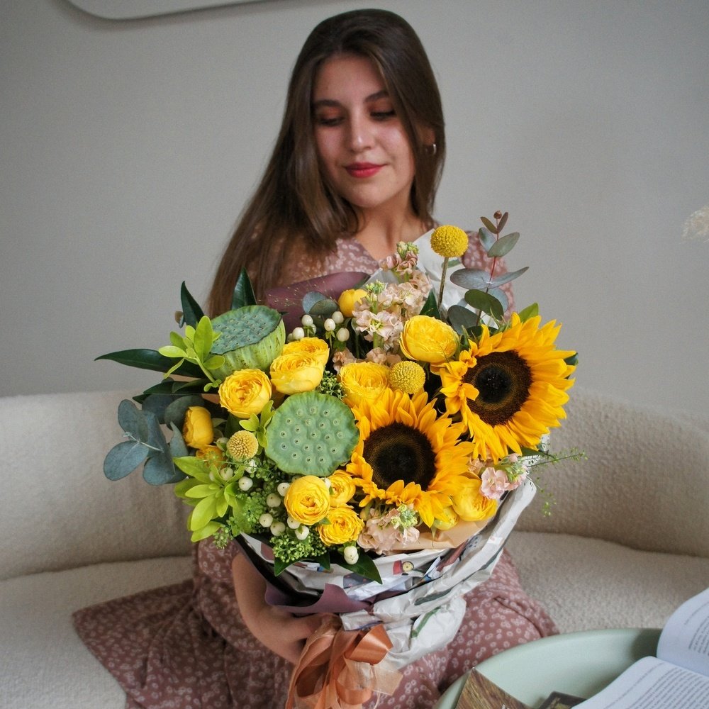 Взволнованная Маргарита: интерьерная композиция в оттенках жёлтого