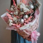 Мечты Ассоль: коробочки мака, нежные соцветия хлопка и мягкий лагурус в Санкт-Петербурге - Фотография 8