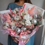 Мечты Ассоль: коробочки мака, нежные соцветия хлопка и мягкий лагурус в Санкт-Петербурге - Фотография 11