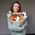 Гести: осенние георгины, фактурная гвоздика и другие цветы в Санкт-Петербурге - Фотография 12