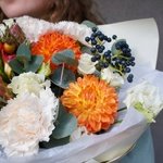 Гести: осенние георгины, фактурная гвоздика и другие цветы в Санкт-Петербурге - Фотография 9