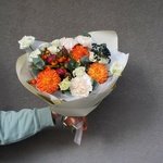 Гести: осенние георгины, фактурная гвоздика и другие цветы в Санкт-Петербурге - Фотография 2