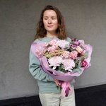 Сладкий пирожок: фактурная хризантема, пионовидная роза и другие цветы в Санкт-Петербурге - Фотография 4