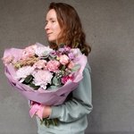 Сладкий пирожок: фактурная хризантема, пионовидная роза и другие цветы в Санкт-Петербурге - Фотография 5