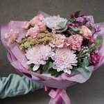 Сладкий пирожок: фактурная хризантема, пионовидная роза и другие цветы в Санкт-Петербурге - Фотография 11