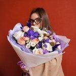 Доминикана: орхидея Ванда, пионовидные розы и экзотическая скабиоза в Санкт-Петербурге - Фотография 15