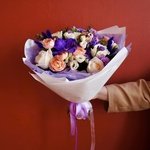 Доминикана: орхидея Ванда, пионовидные розы и экзотическая скабиоза в Санкт-Петербурге - Фотография 8