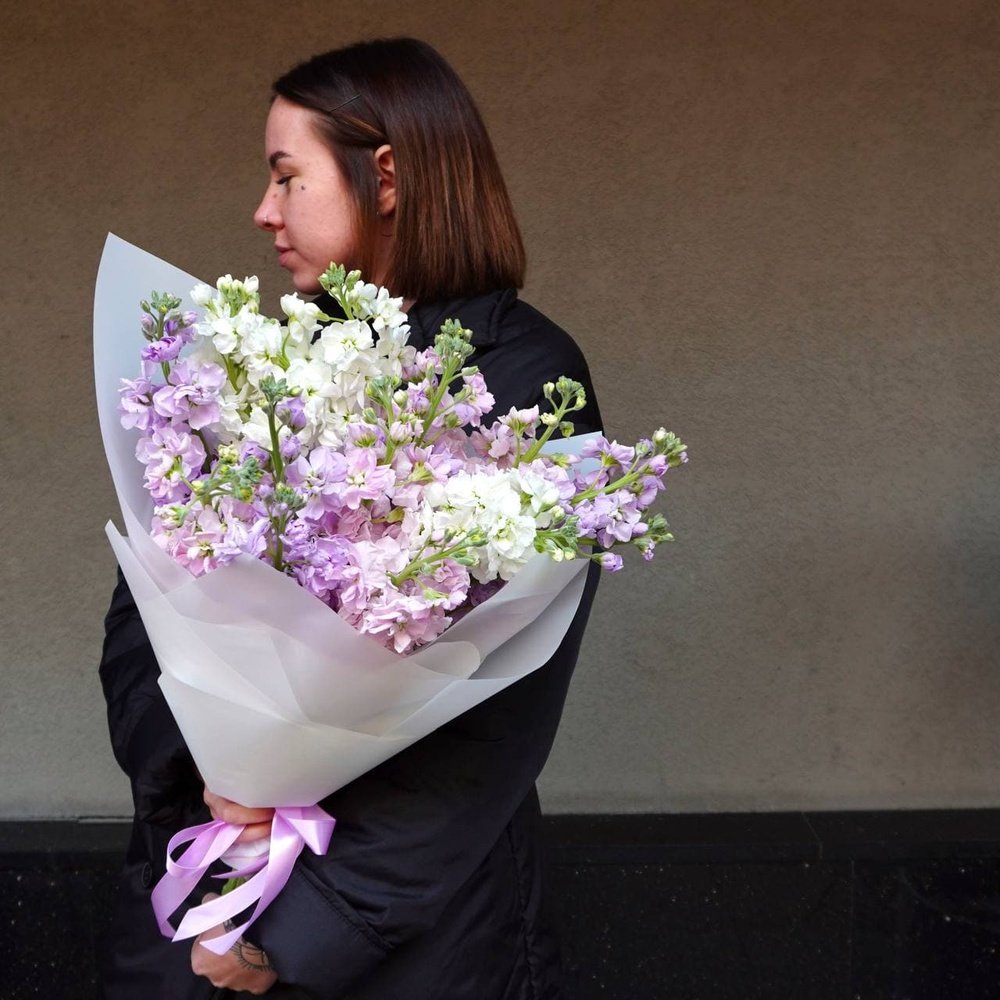 Ароматная маттиола + аквабокс и коробка-переноска