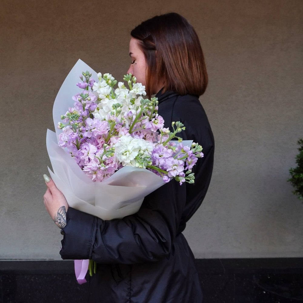 Ароматная маттиола + аквабокс и коробка-переноска