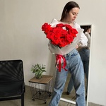 Май Харт: 15 алых роз сорта Нина  в Санкт-Петербурге - Фотография 5