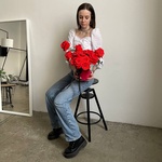 Любовная лихорадка: 21 алая роза в бархатной коробке в Санкт-Петербурге - Фотография 14