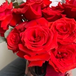 Любовная лихорадка: 21 алая роза в бархатной коробке в Санкт-Петербурге - Фотография 4