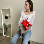 Сладкие уста: алые розы и красные анемоны в Санкт-Петербурге - Фотография 8