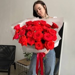 Хочу любить: 25 алых роз сорта Нина в Санкт-Петербурге - Фотография 9 Хочу любить: 25 алых роз сорта Нина в Санкт-Петербурге - Фотография 9