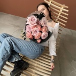 Дон Купидон: пионовидные розы и соцветия лагуруса в Санкт-Петербурге - Фотография 4 Дон Купидон: пионовидные розы и соцветия лагуруса в Санкт-Петербурге - Фотография 4