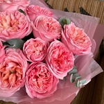 Дыхание Парижа: пионовидные розы Пинк Экспрешн и эвкалипт  в Санкт-Петербурге  - Фотография 6 Дыхание Парижа: пионовидные розы Пинк Экспрешн и эвкалипт  в Санкт-Петербурге  - Фотография 6