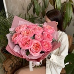 Дыхание Парижа: пионовидные розы Пинк Экспрешн и эвкалипт  в Санкт-Петербурге  - Фотография 1 Дыхание Парижа: пионовидные розы Пинк Экспрешн и эвкалипт  в Санкт-Петербурге  - Фотография 1