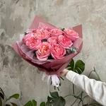 Дыхание Парижа: пионовидные розы Пинк Экспрешн и эвкалипт  в Санкт-Петербурге  - Фотография 8 Дыхание Парижа: пионовидные розы Пинк Экспрешн и эвкалипт  в Санкт-Петербурге  - Фотография 8