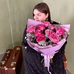 Коралловые рифы: пионовидная роза и ароматный эвкалипт в Санкт-Петербурге - Фотография 5