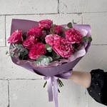 Коралловые рифы: пионовидная роза и ароматный эвкалипт в Санкт-Петербурге - Фотография 2