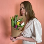 Букет тюльпанов с доставкой в Санкт-Петербурге - Фотография 2