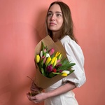 Букет тюльпанов с доставкой в Санкт-Петербурге - Фотография 5