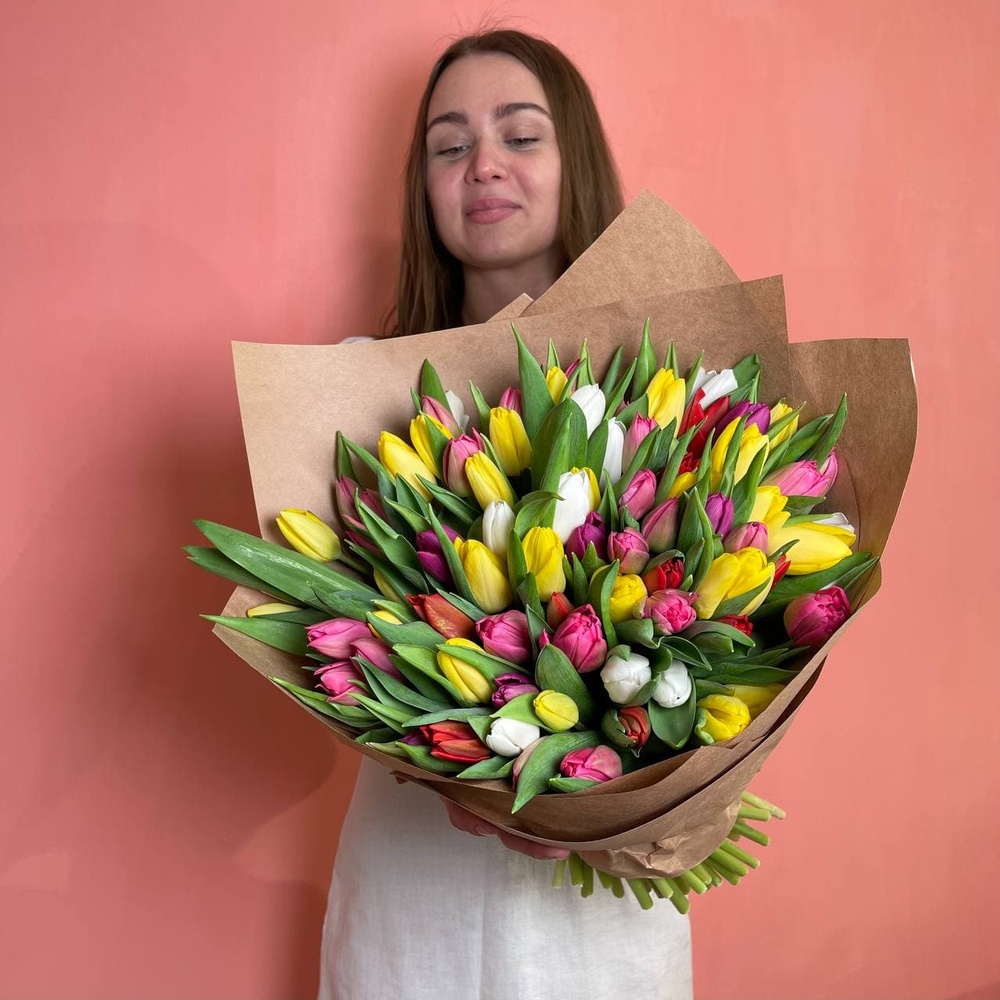 Доставка тюльпанов по Москве