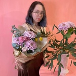 Луна Сен-Тропе: ажурная эустома и хризантема в Санкт-Петербурге - Фотография 10