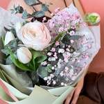 Лютики в саду: ранункулюс и гипсофила в Санкт-Петербурге - Фотография 2