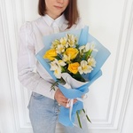 Идеальный букет-комплимент для вашей музы  - Фотография 1