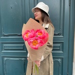 Букет из коралловых пионов в Санкт-Петербурге - Фотография 1
