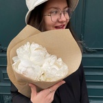 Букет из белых пионов в Санкт-Петербурге - Фотография 3