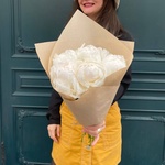 Букет из белых пионов в Санкт-Петербурге - Фотография 2