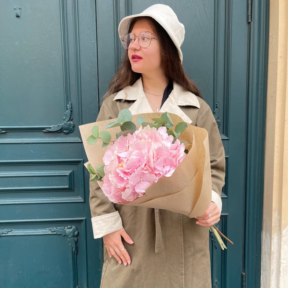 Букет розовая гортензия в Санкт-Петербурге