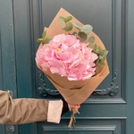 Букет розовая гортензия в Санкт-Петербурге - Фотография 5