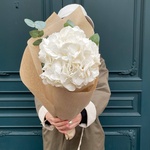 Букет белая гортензия в Санкт-Петербурге - Фотография 3