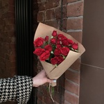 Зайка моя: красные кустовые розы с доставкой по СПб - Фотография 3