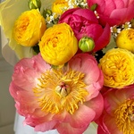 Рен-ле-Шато: коралловые пионы и пионовидная роза в Санкт-Петербурге - Фотография 5