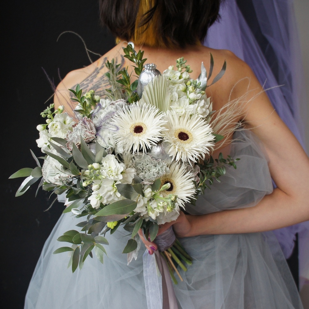 Принцесса Кейт: букет невесты в оттенках белого