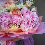 Августина:  густомахровые пионы, фактурная гортензия и кружевная эустома в Санкт-Петербурге - Фотография 4