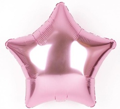 Букет «Воздушный шар «Звезда» / Розовый»