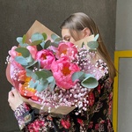 Мон Тоне: коралловые пионы и гипсофила в Санкт-Петербурге - Фотография 5