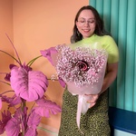 Букет «Сладкая вата» из розовой гипсофилы с карамелью на палочке с доставкой по СПБ - Фотография 4 Букет «Сладкая вата» из розовой гипсофилы с карамелью на палочке с доставкой по СПБ - Фотография 4