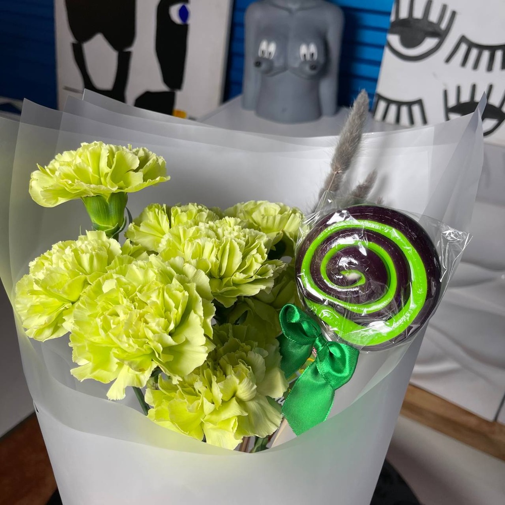 «Мохито для бомбиты» гвоздика с карамелью на палочке