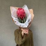 Сердце Африки: экзотическая протея с доставкой в Санкт-Петербурге - Фотография 5