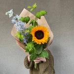 Лето у бабули: подсолнух и другие цветы с доставкой в Санкт-Петербурге - Фотография 6